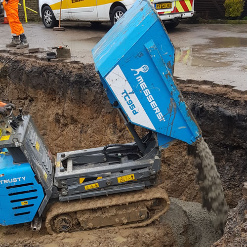 Mini tipper - Plant Hire West Yorkshire